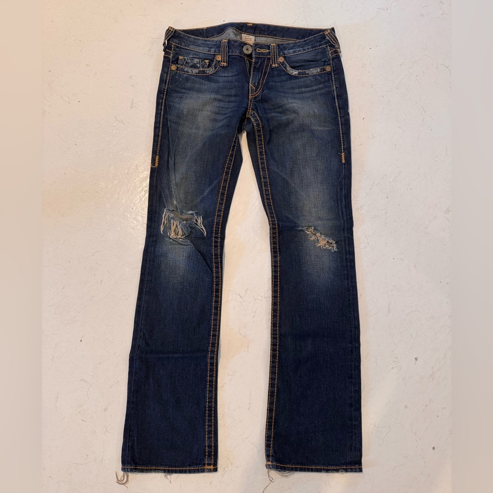 True Religion Joey Bootcut Jeans – Size 29 – Made in USA – Y2K Vintage